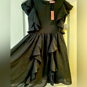 Girls Black BCBG dress